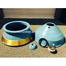 Sand vik ,metseo crusher spare parts HP 300 bowl liner,mantle,locking bolt,feed plate,torch ring.